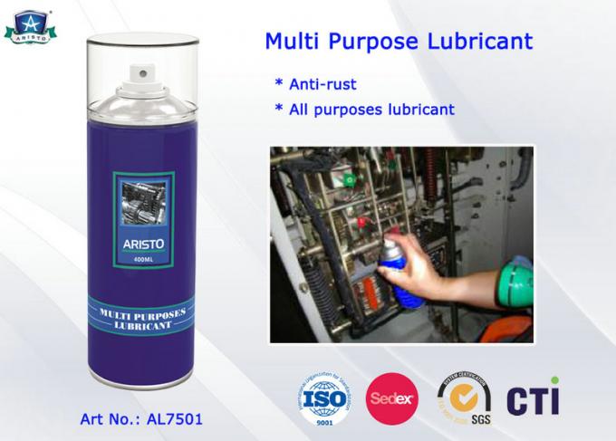 400ml Multi Purpose Industrial Lubricant Spray with Oil Base Material , Anti Rust Spray