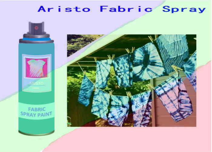 Colors Fabric Spray Paint Alcohol Based No Toxic Virtually