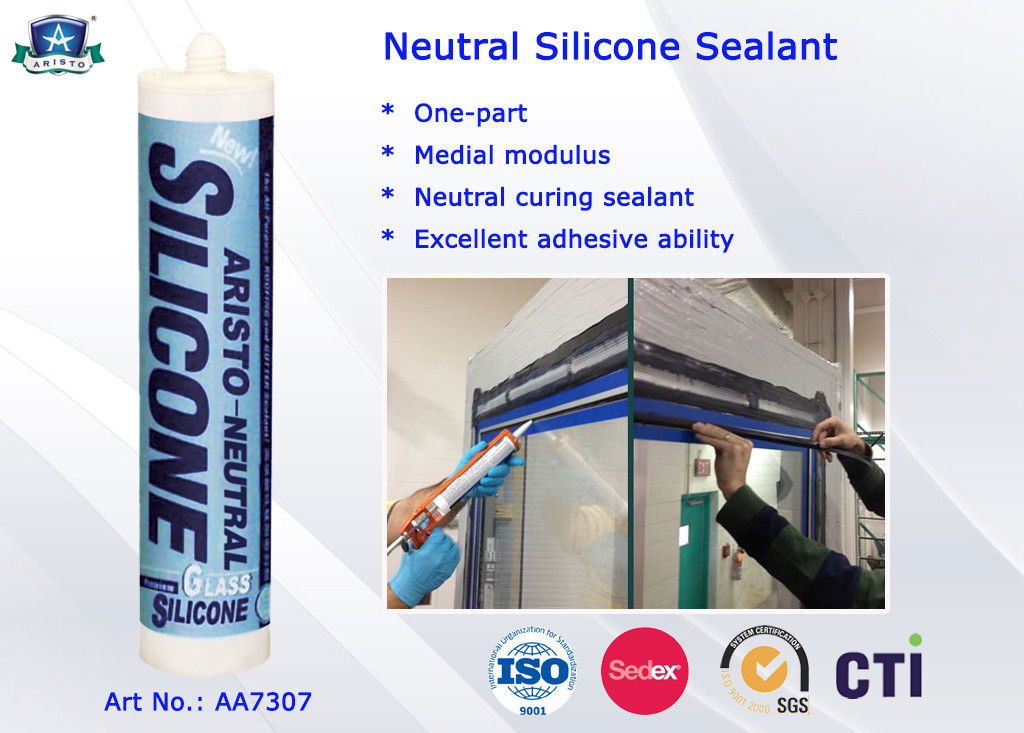 One Part Neutral Clear or Coloured Silicon Sealant 40 to 100 ℃ High