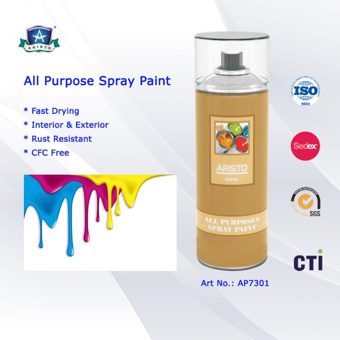 All Multi Purpose Spray Paint , Colorful Acrylic Spray Paint 400ml