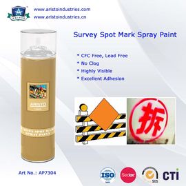 High Visibility Marking Spray Paint No Clog Survey Spot Aerosol Survey Marking Paint 500ml