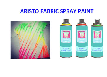 Colorful White Black Silver Fabric Paint Spray for Textile DIY T Shirt Use Eco - friendly