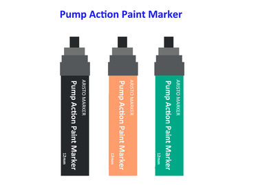 12mm Pump Action PP Paint Marker Pen / Safety Art Marker Pens for Artists