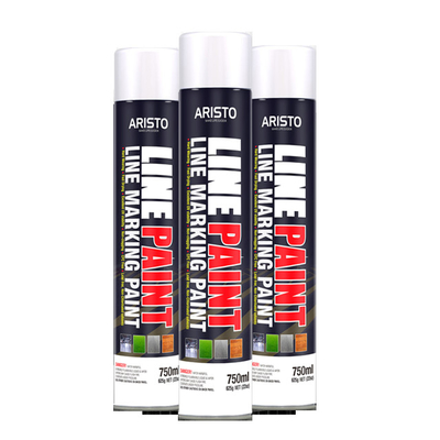 Aristo 750ml Line Marker Paint Aerosol Can Line Marking Spray Paint For Road