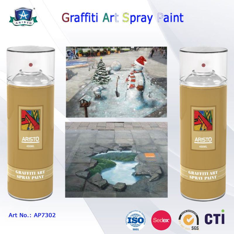 400ml Canned Environmental Fast Drying Graffiti Spray Art Paint for