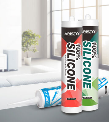 10-12 Months Shelf Life Neutral Cure Silicone Sealant with Adhesion to Plastic and Temperature Resistance -50°C to 250°C